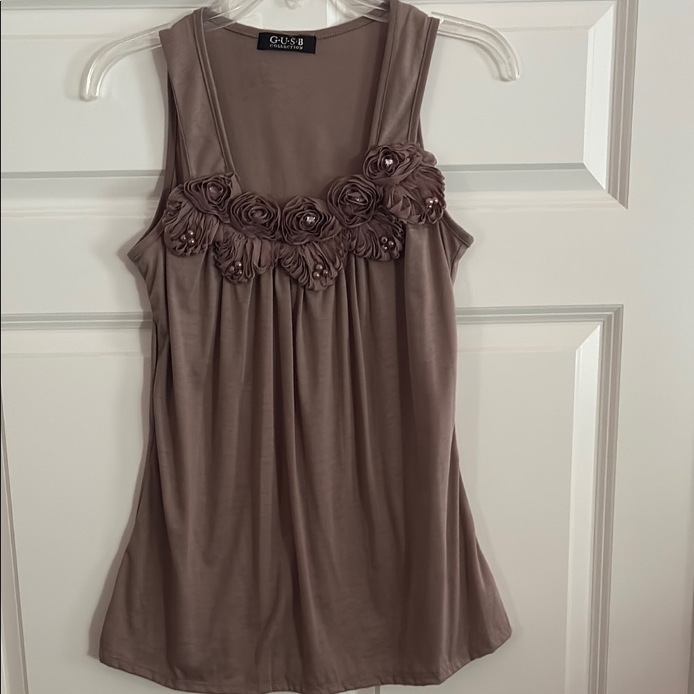 Sleeveless Embellished Top